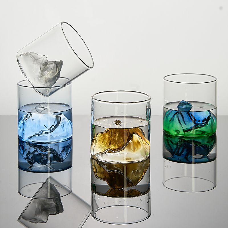 Yamazaki Home Bathroom Storage - Corlor Mountain Glass Tazza da caffè