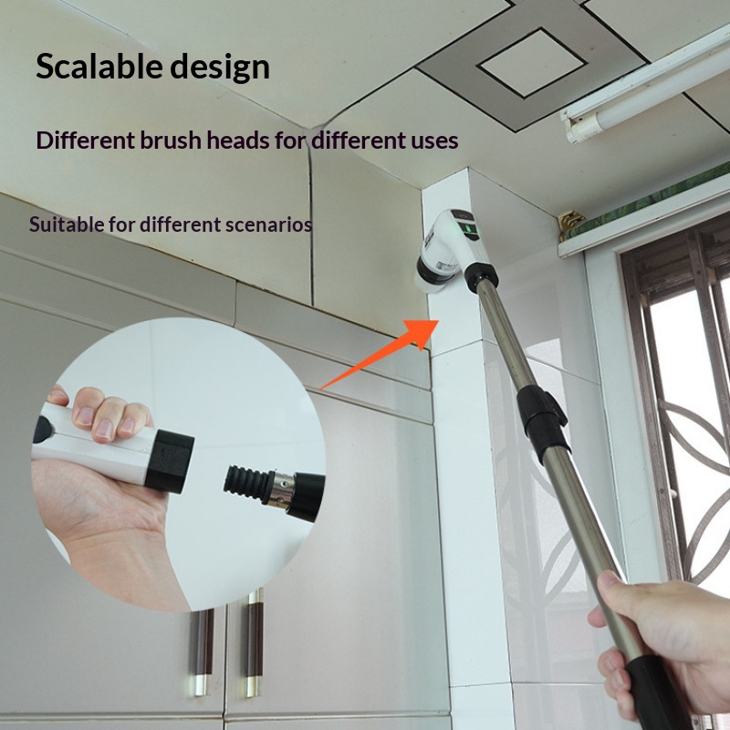 Home Bathroom Cleaner - HOMEFISH Spazzola Elettrica Senza Fili per
