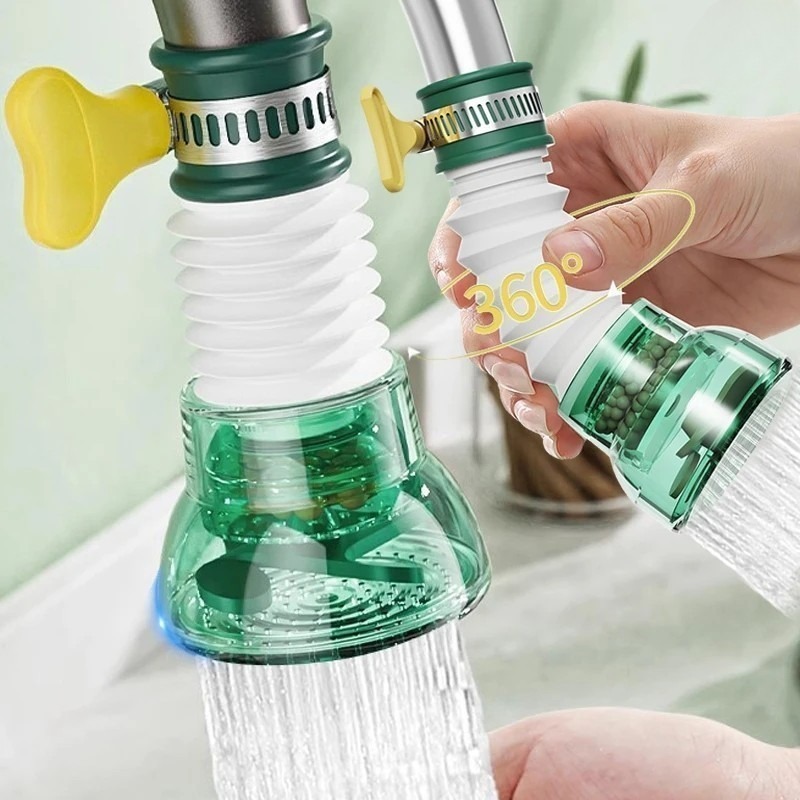 Home Kitchen Bathroom Marketing - Filtro per rubinetto girevole universale a