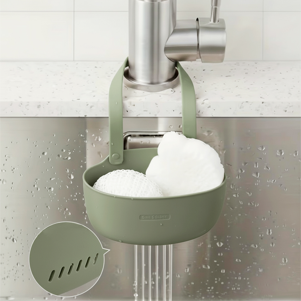 Home Kitchen Bathroom Marketing - Porta spugna per sapone sospeso, doppio