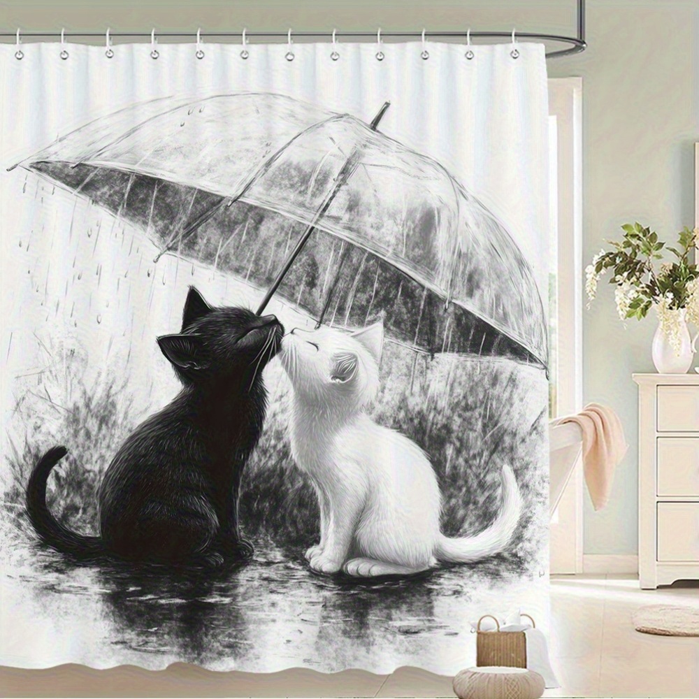 Tenda Doccia Impermeabile per  - Home Bathroom Tiles Design recensione e prezzo
