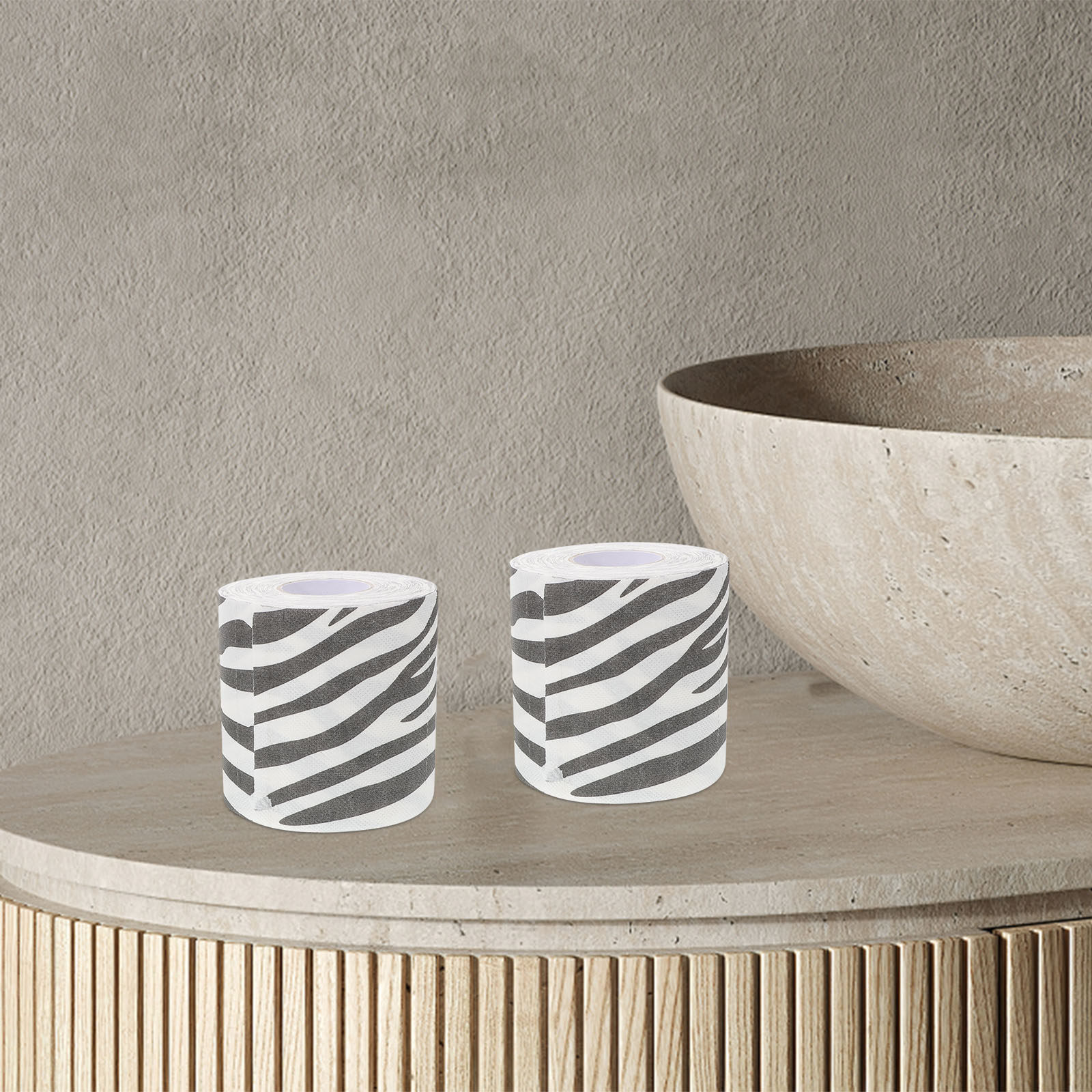 2 Rotoli di Carta Igienica con - Home Bathroom Toilet recensione e prezzo