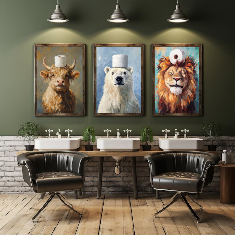 Animali divertenti e carini de - Home Bathroom Toilet recensione e prezzo