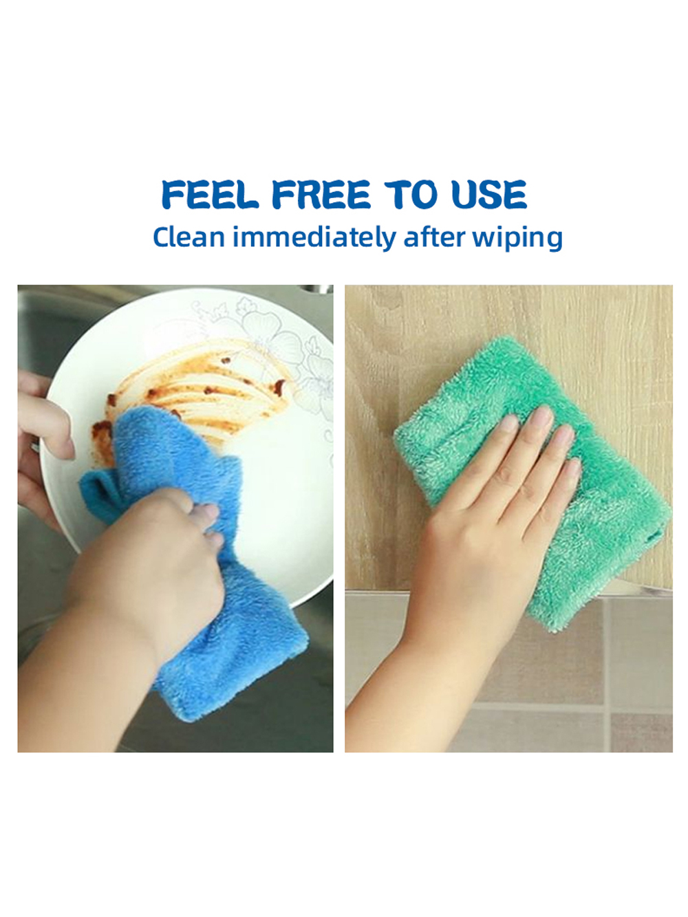 Set di 4 Asciugamani Piccoli i - Home Bathroom Cleaner recensione e prezzo