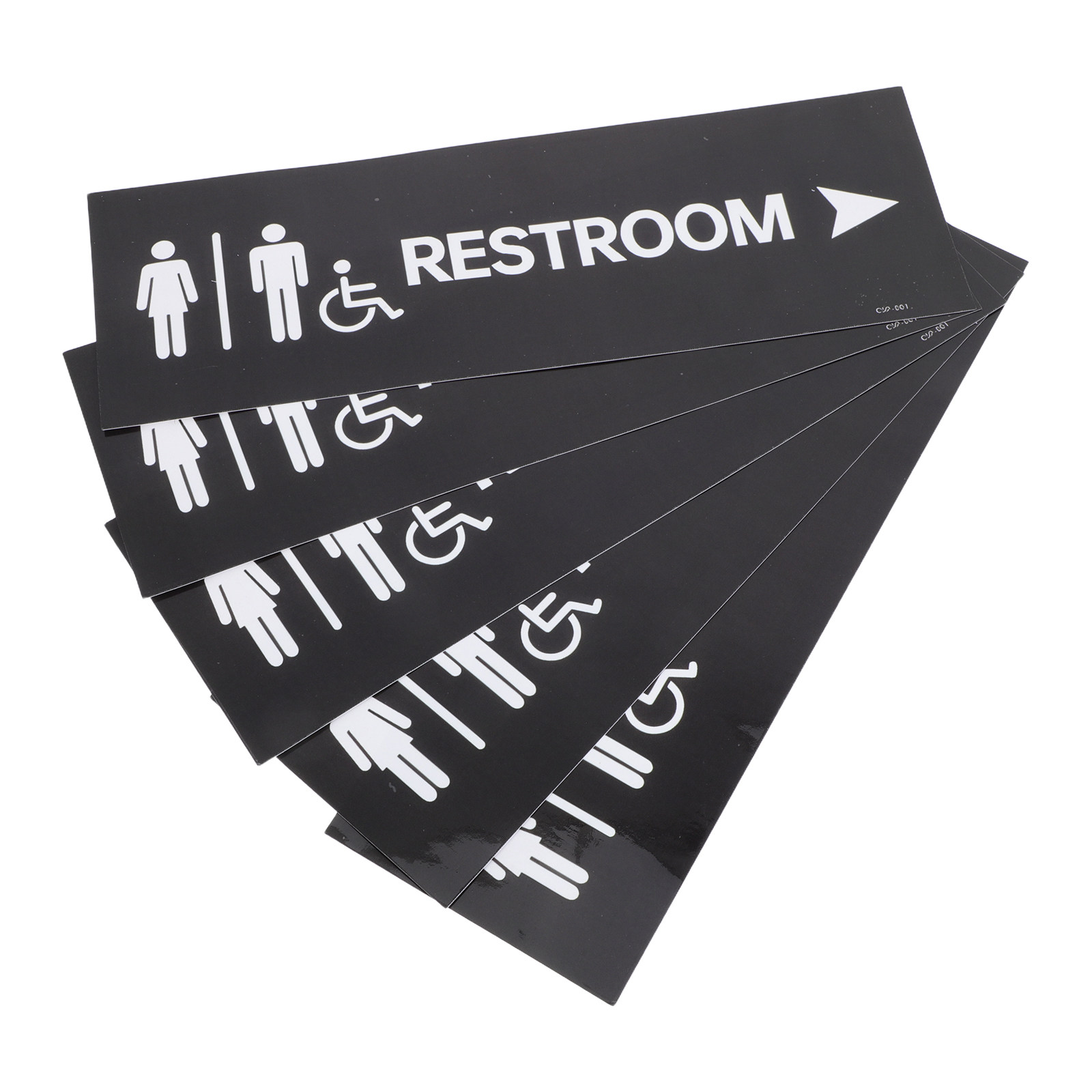 5 Pezzi Adesivi Segnaletici pe - Home Bathroom Toilet recensione e prezzo