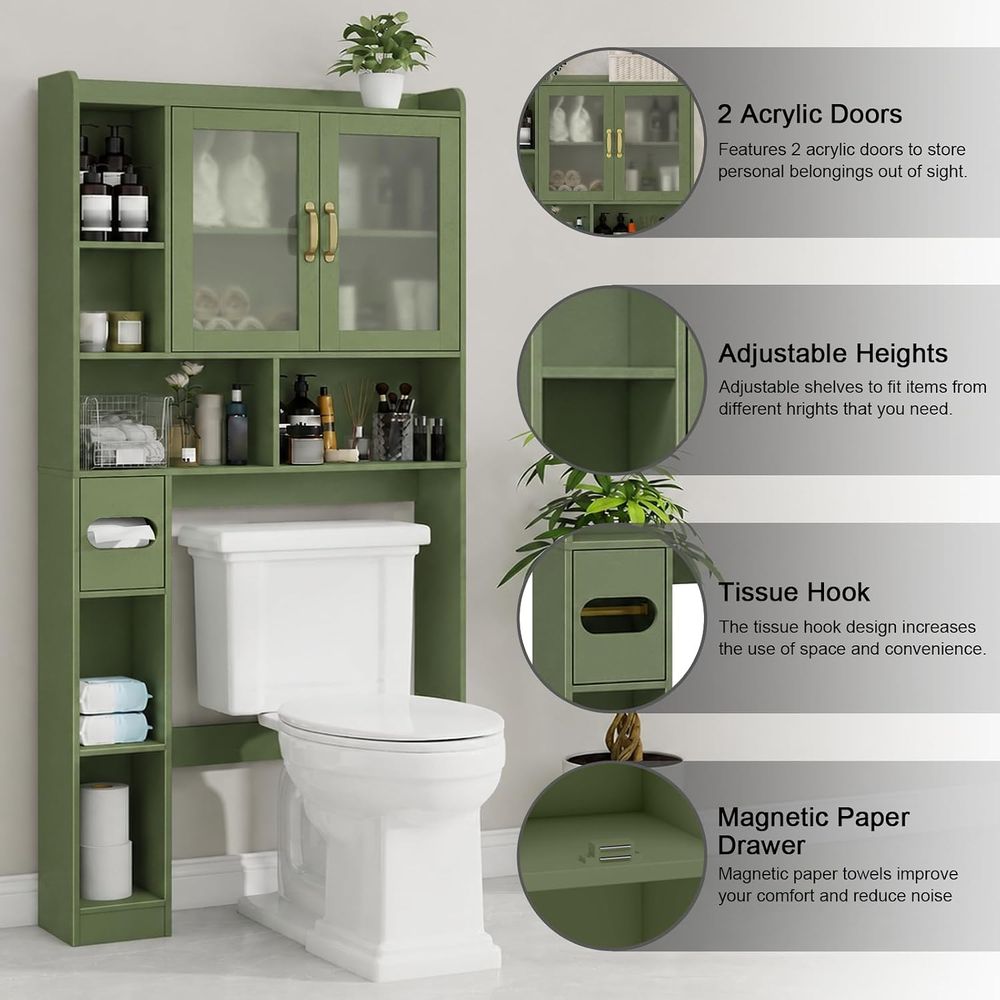 Mobiletto Salvaspazio in Acril - Home Bathroom Toilet recensione e prezzo