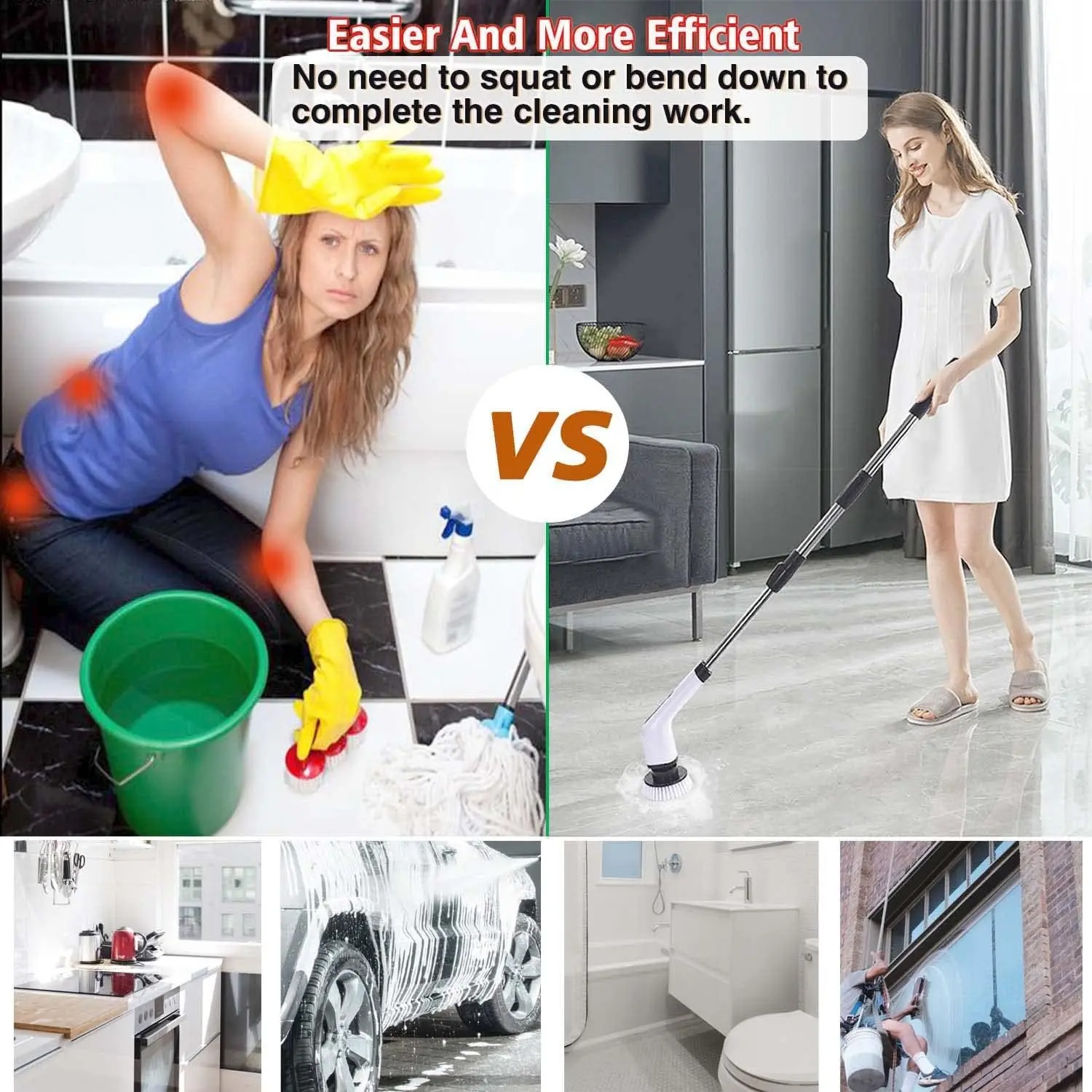 Potente Spazzola Elettrica Sen - Home Bathroom Cleaner recensione e prezzo